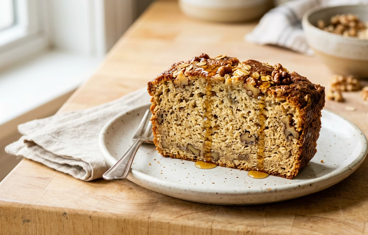 Simple Oat Flour Banana Bread