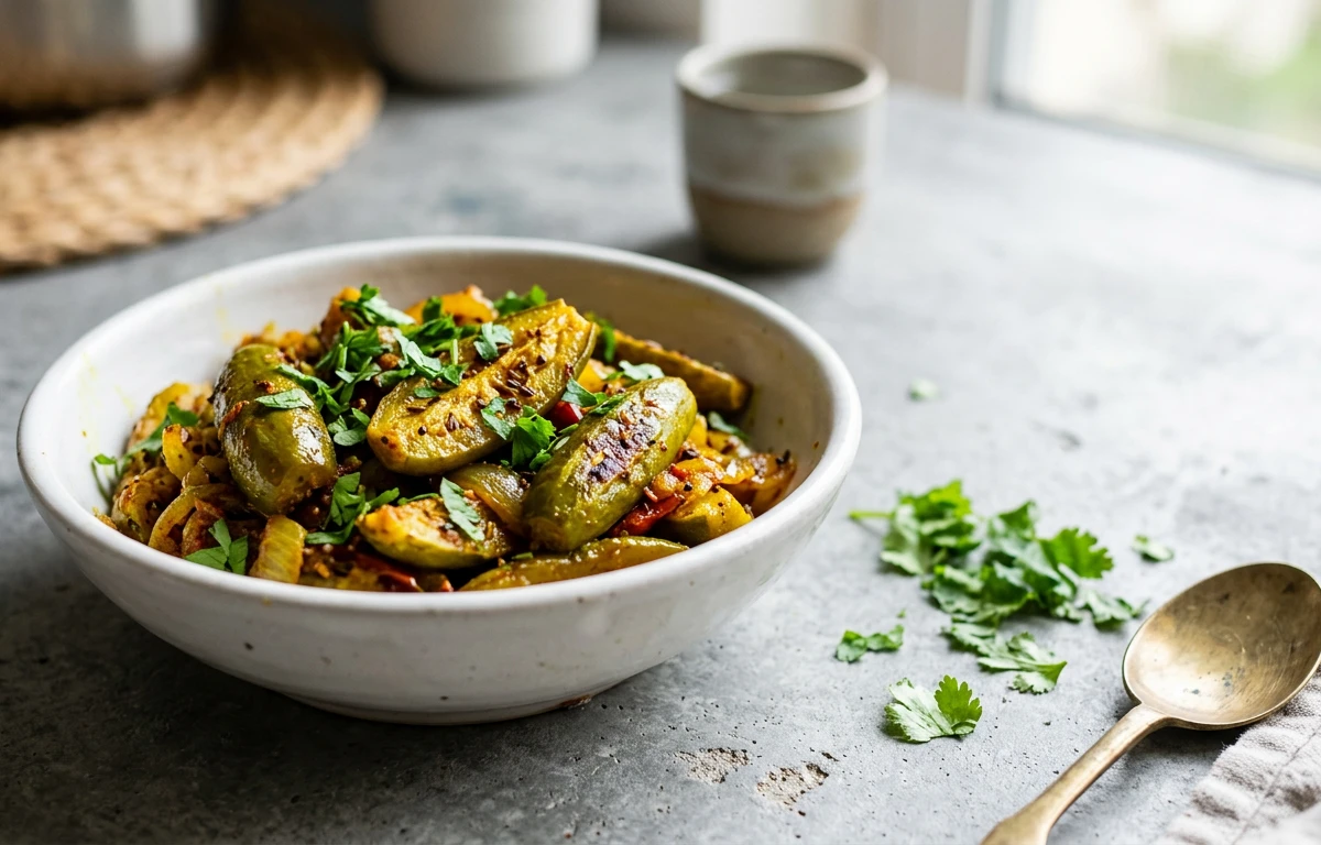 Simple Parwal Stir-fry (Sabzi)