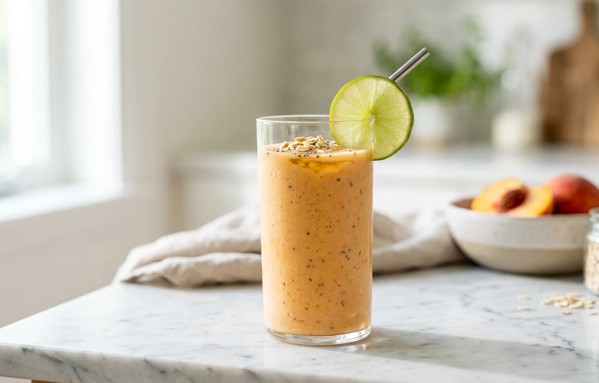 Simple Peach Smoothie