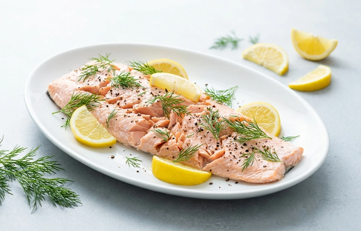 Simple Poached Salmon