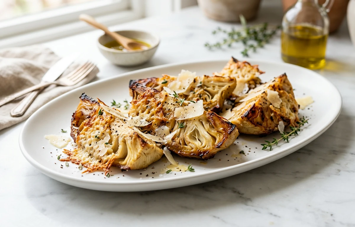 Simple Roasted Fennel with Parmesan