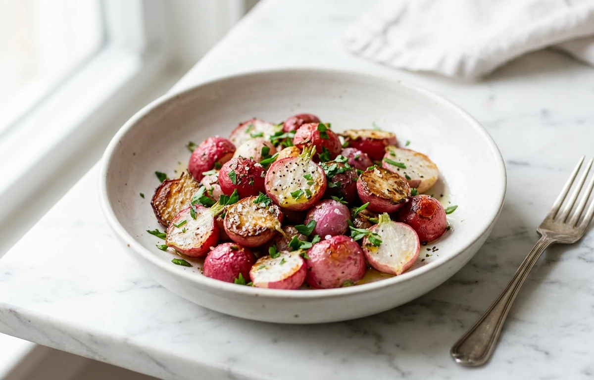 Simple Roasted Radishes