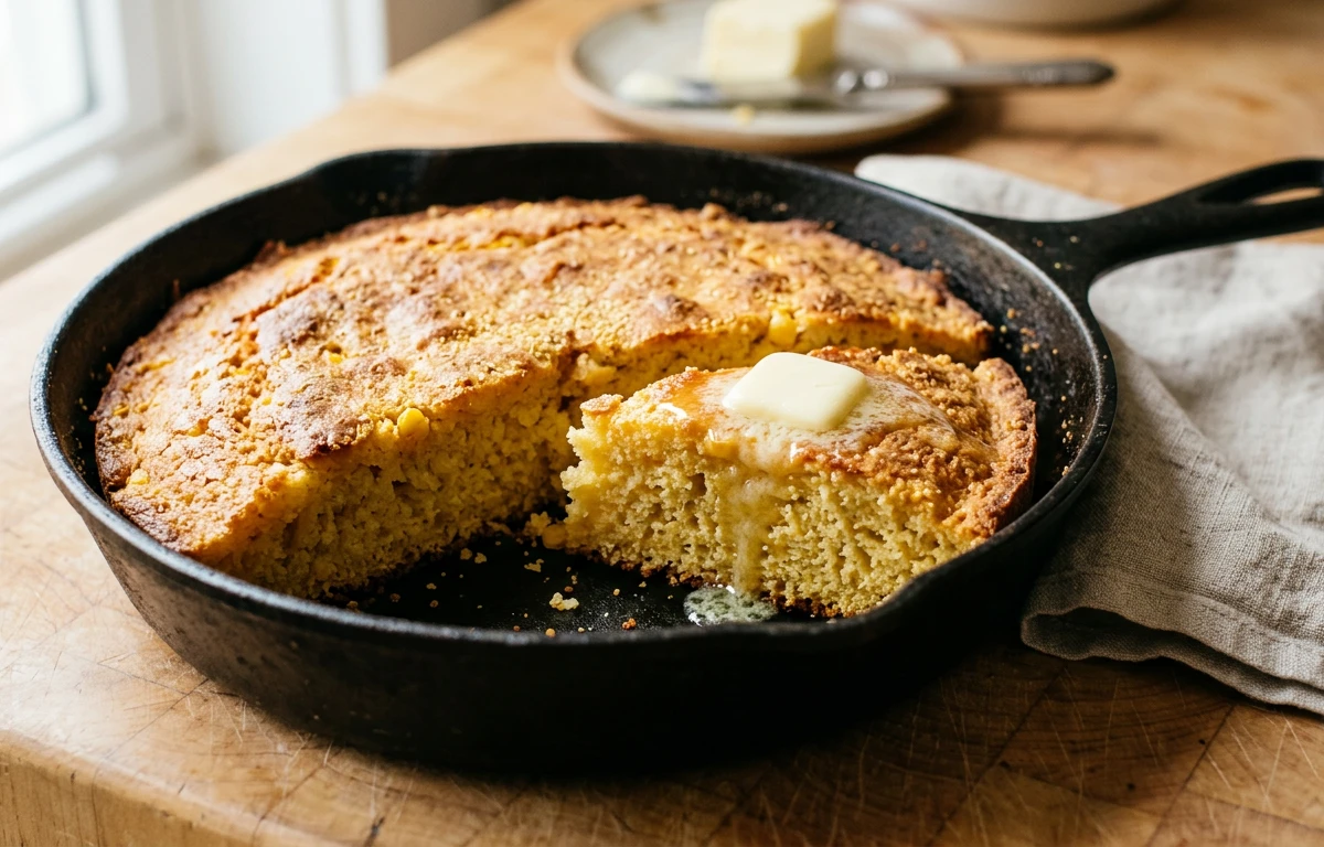 Simple Skillet Cornbread