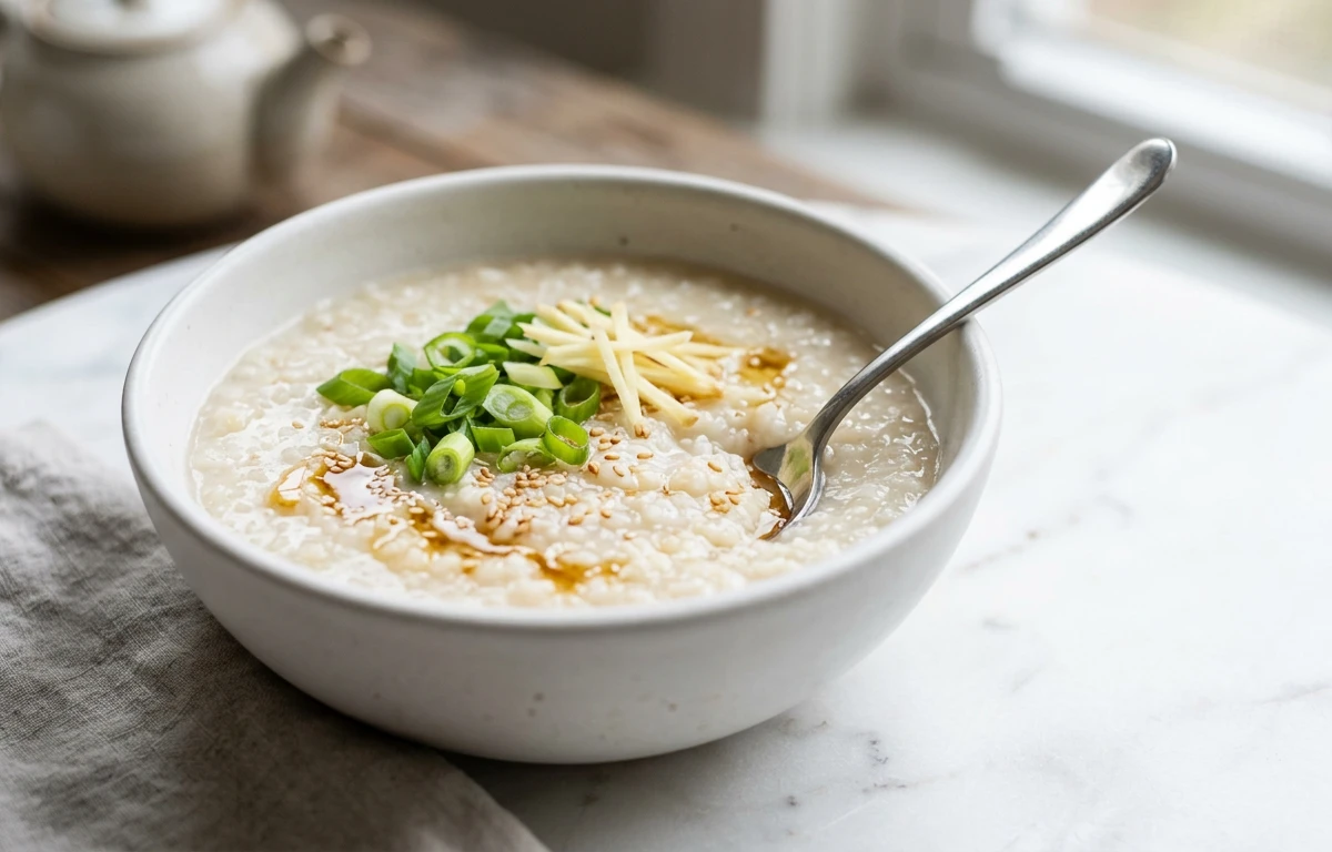 Simple Soothing Congee (Rice Porridge)