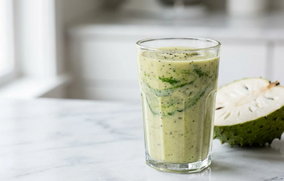 Simple Soursop Protein Smoothie