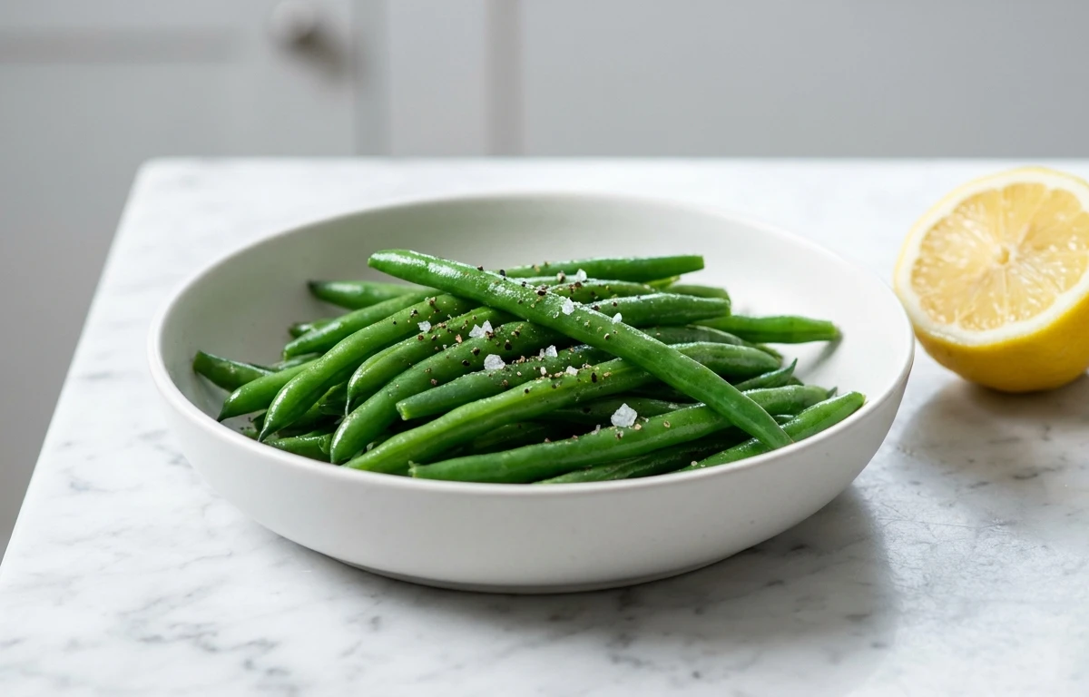 Simple Steamed Green Beans
