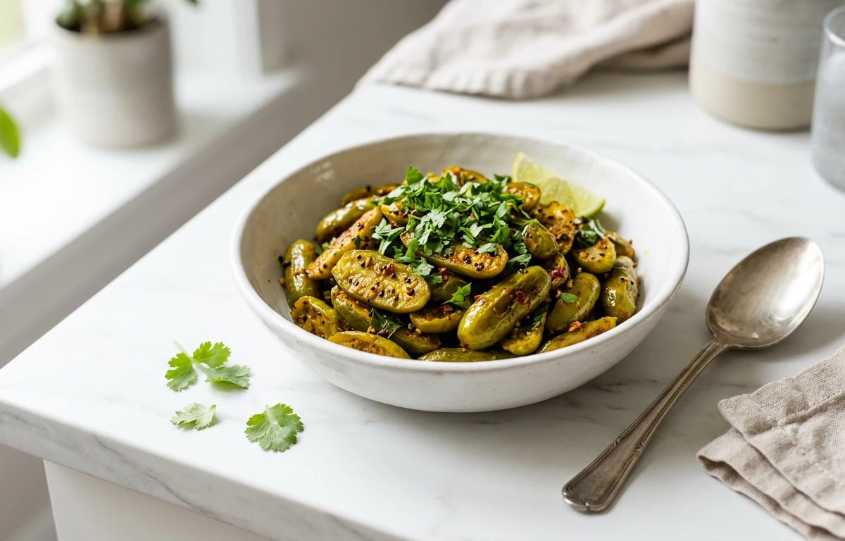 Simple Tindora Stir-Fry (Sabzi)