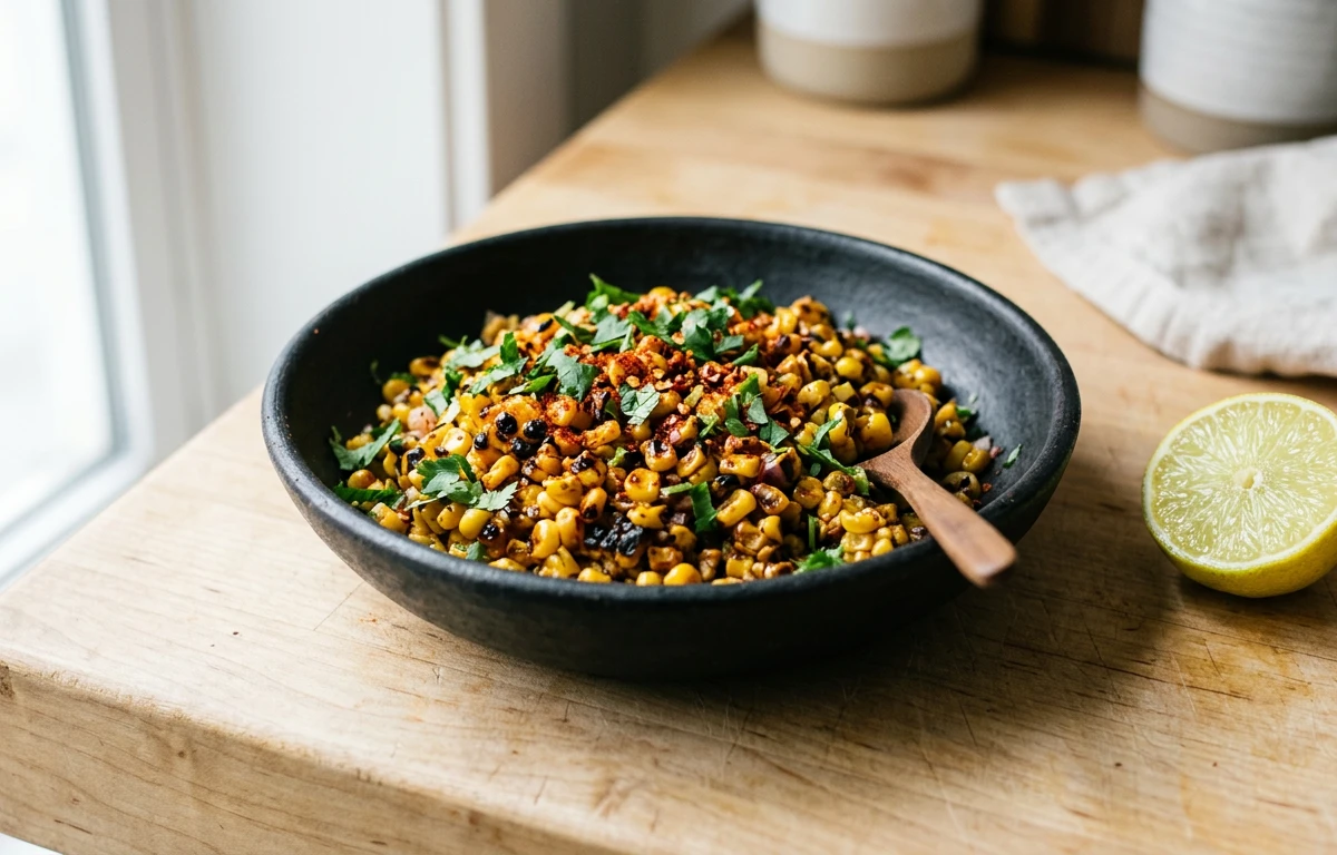 Skillet-Charred Corn