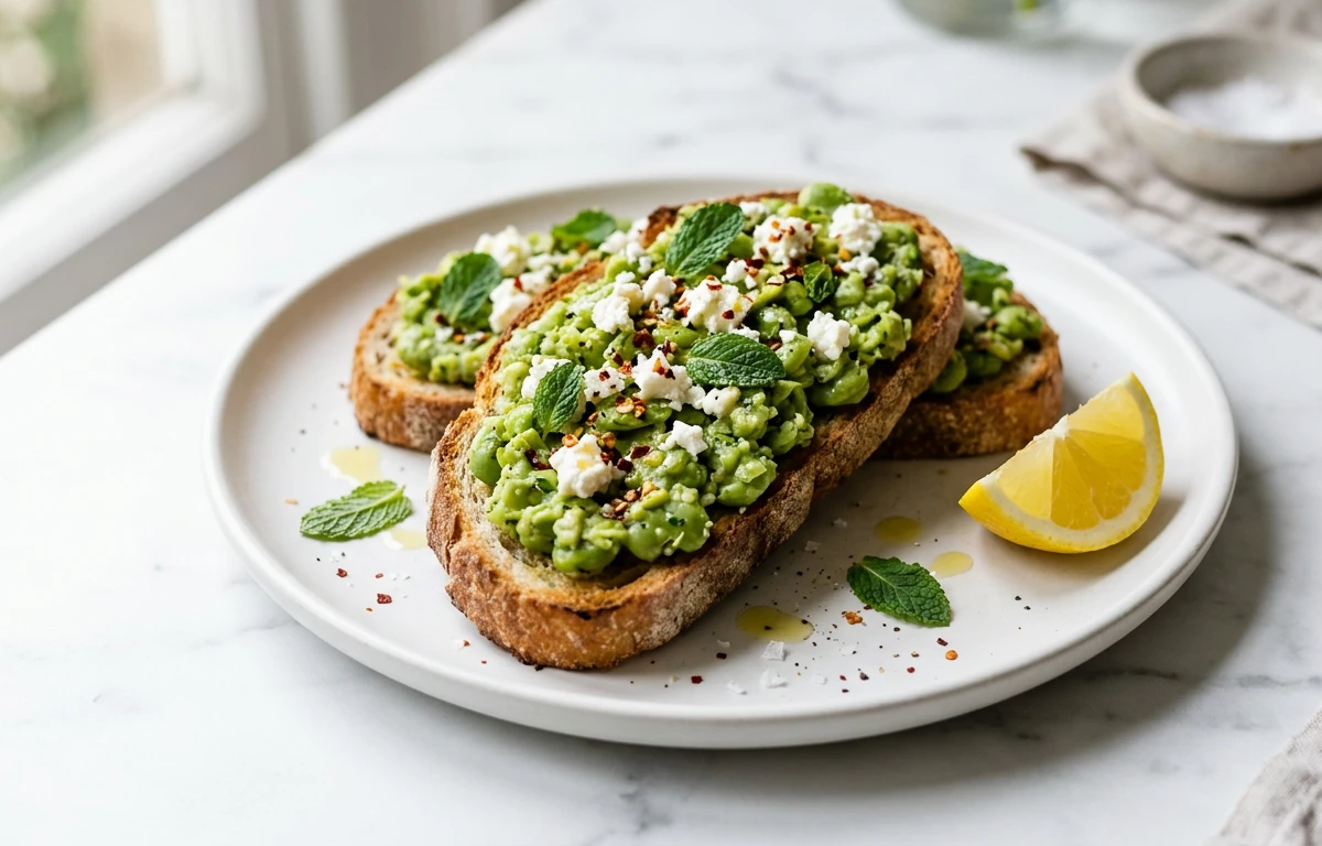Smashed Beans on Sourdough