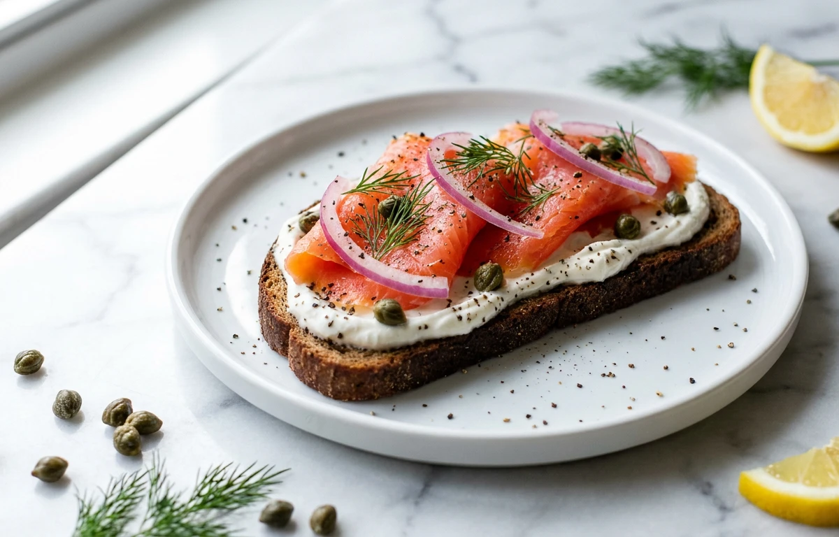 Smoked Salmon & Skyr on Rye