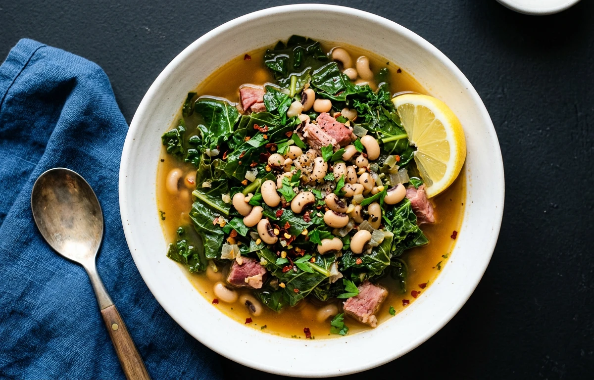 Smoky Greens & Black-Eyed Peas