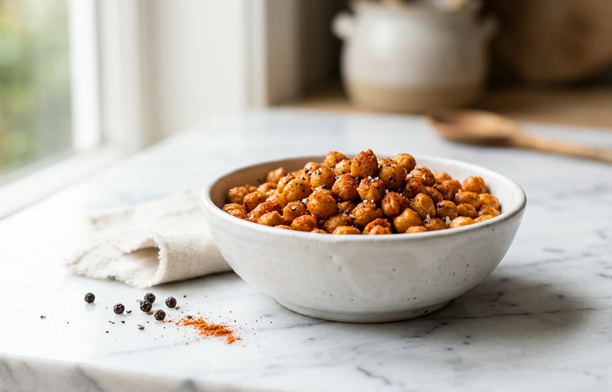 Smoky Roasted Chickpea Snack