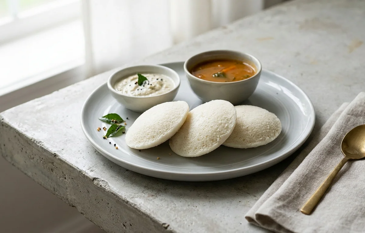 Soft Steamed Idli