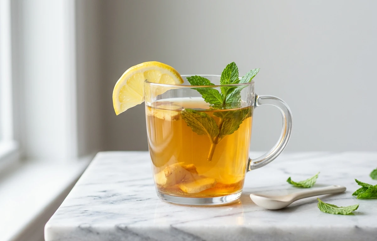 Soothing Ginger & Peppermint Tea