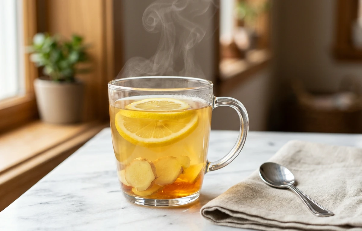Soothing Ginger Lemon Tea