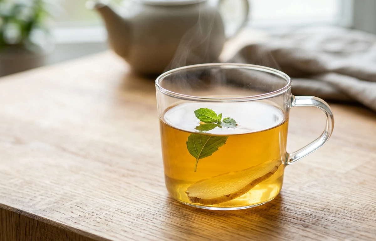 Soothing Tulsi & Ginger Tea
