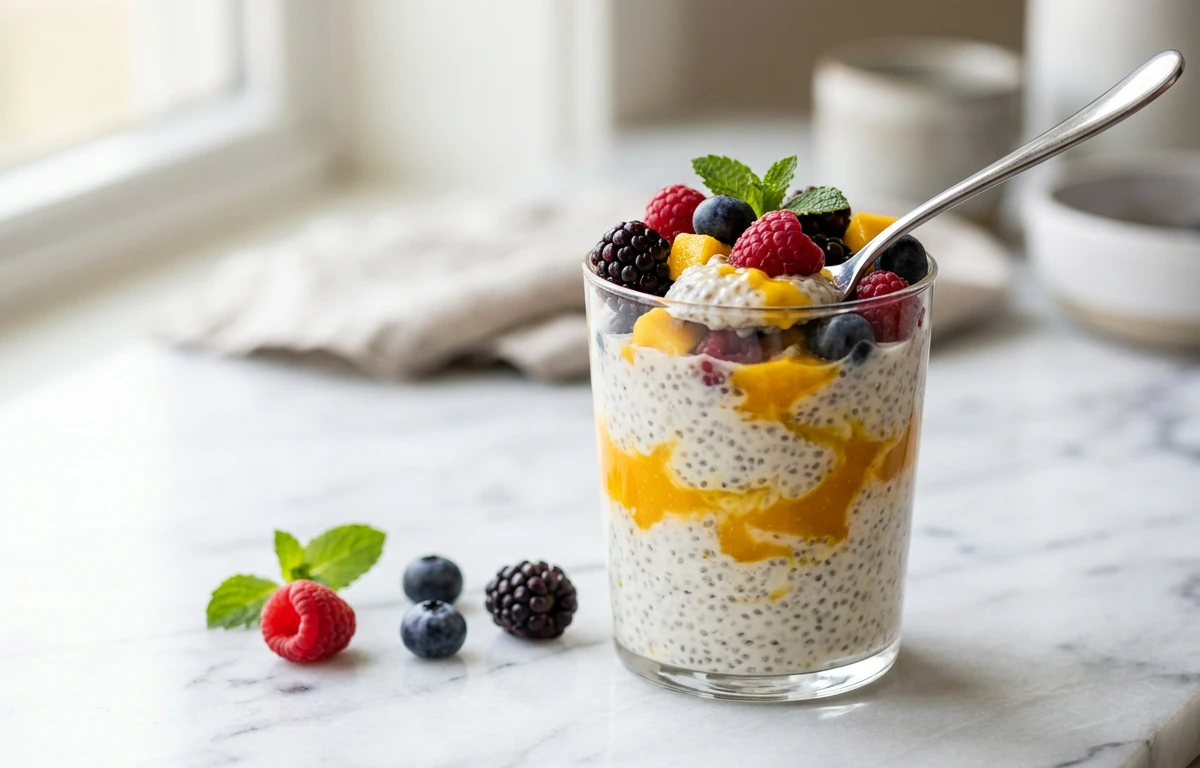 Soursop Chia Seed Pudding