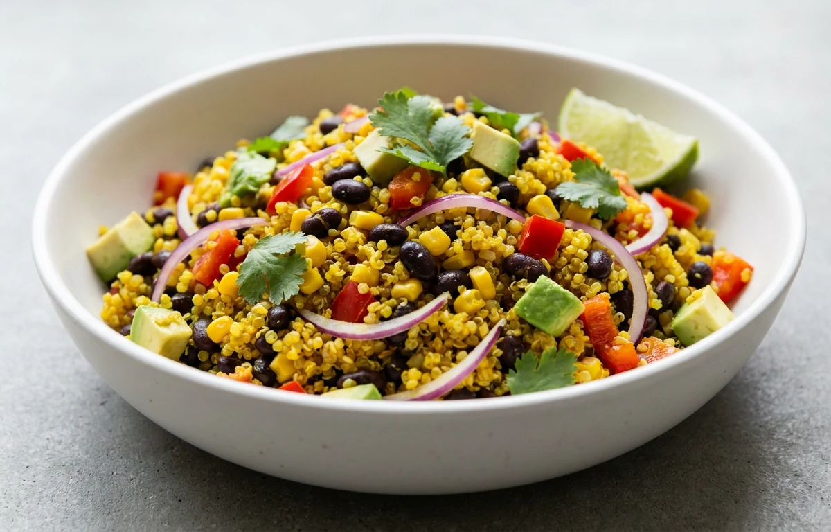 Southwest Black Bean & Quinoa Salad