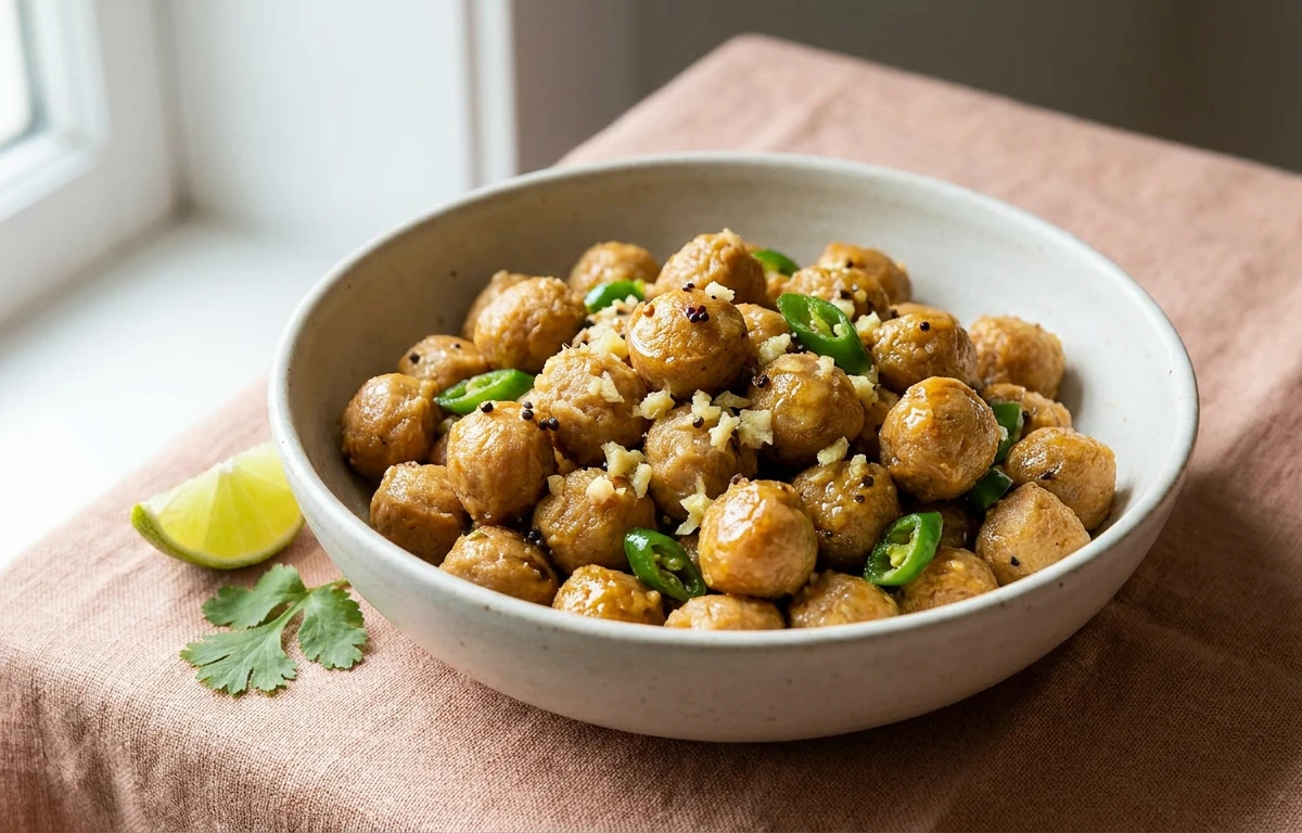 Soya Chunk Sundal