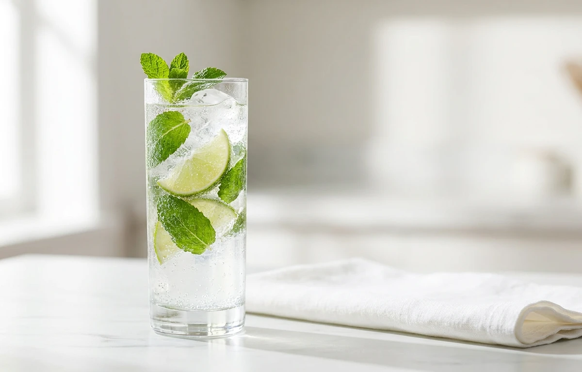Sparkling Mint Lime Nojito