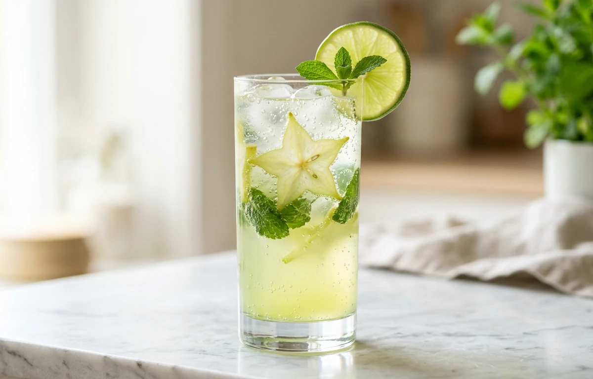 Sparkling Starfruit & Mint Limeade