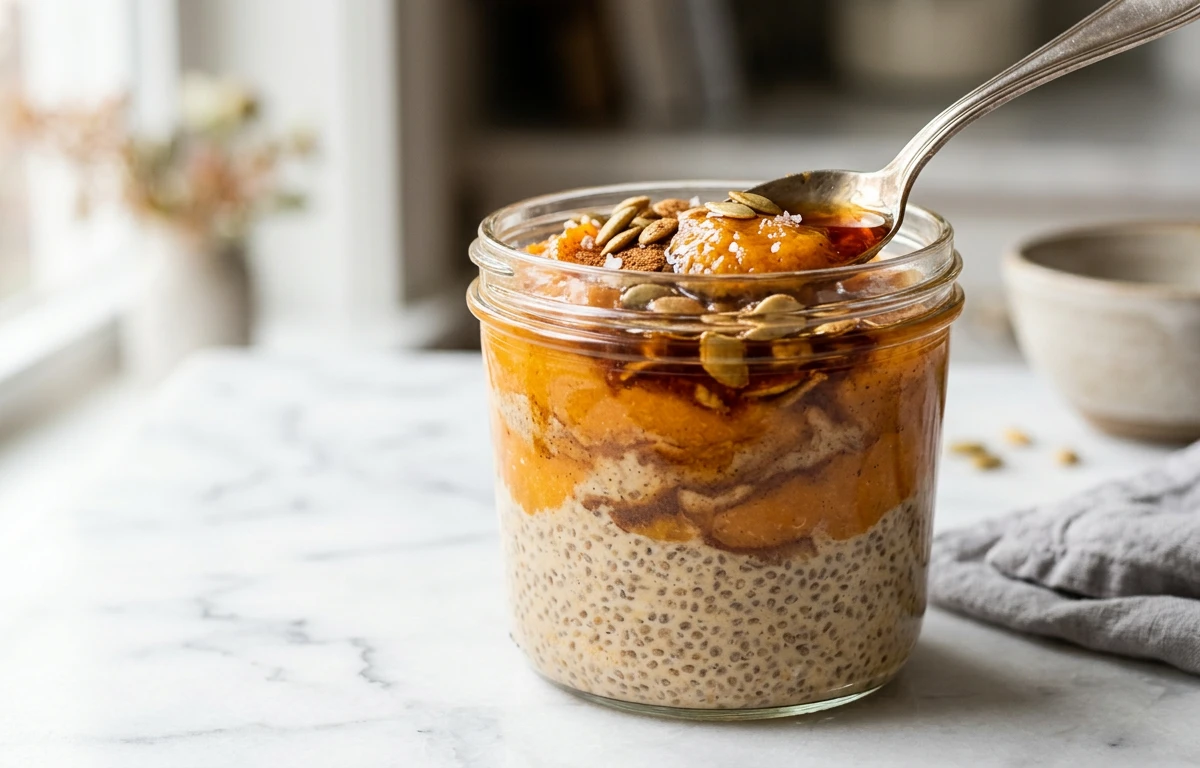 Spiced Persimmon Chia Pudding