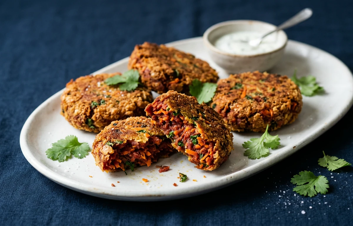 Spiced Red Lentil Patties