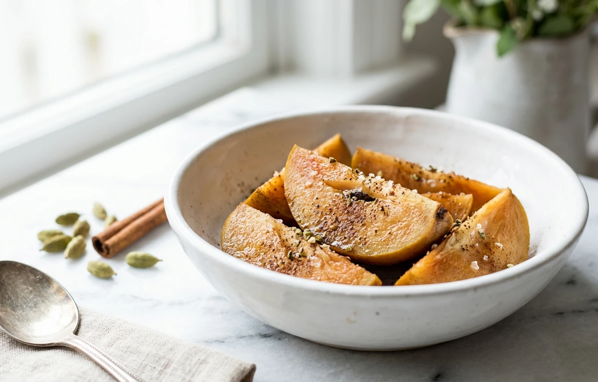 Spiced Sapodilla Slices