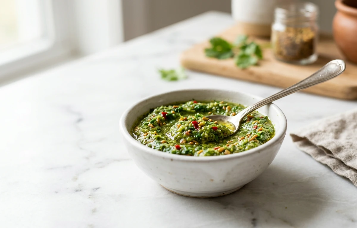 Spicy Amla & Cilantro Chutney