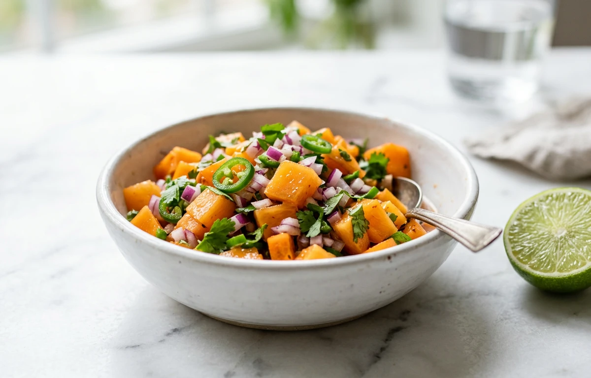 Spicy Persimmon Salsa