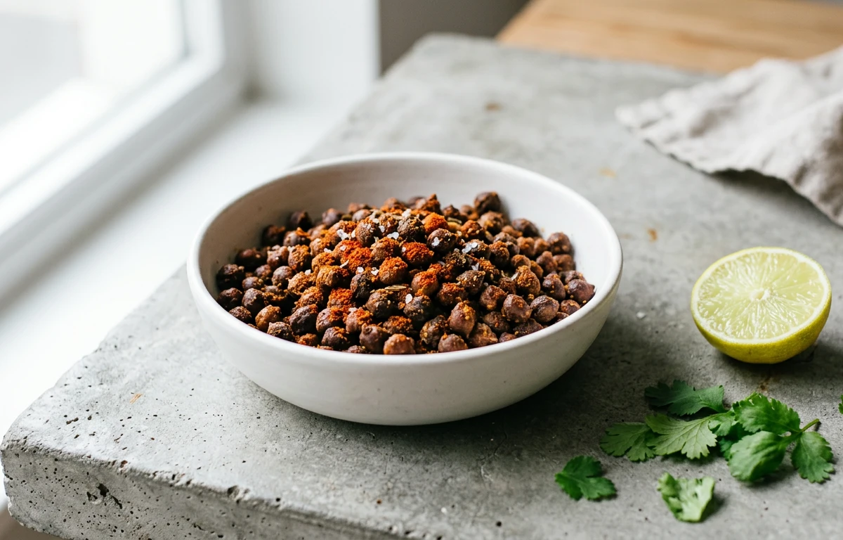 Spicy Roasted Kala Chana Snack