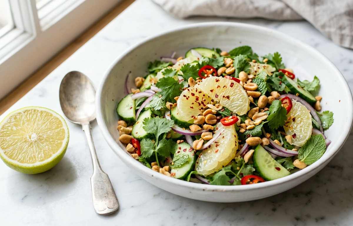 Spicy Sweet Lime & Peanut Salad