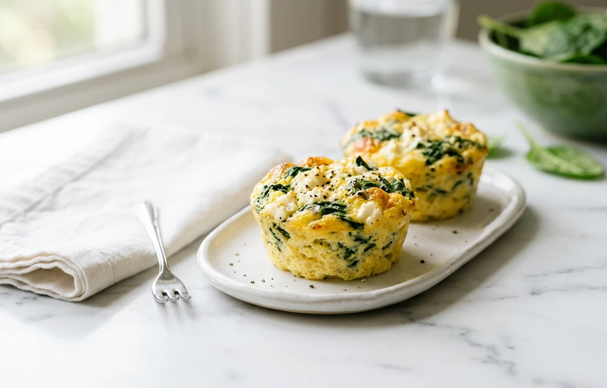 Spinach & Feta Egg Bites