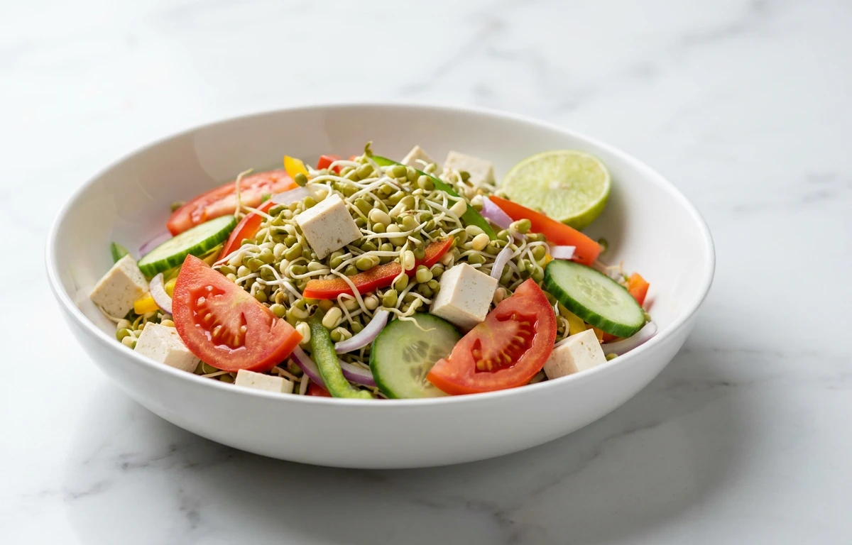 Sprouted Moong Salad