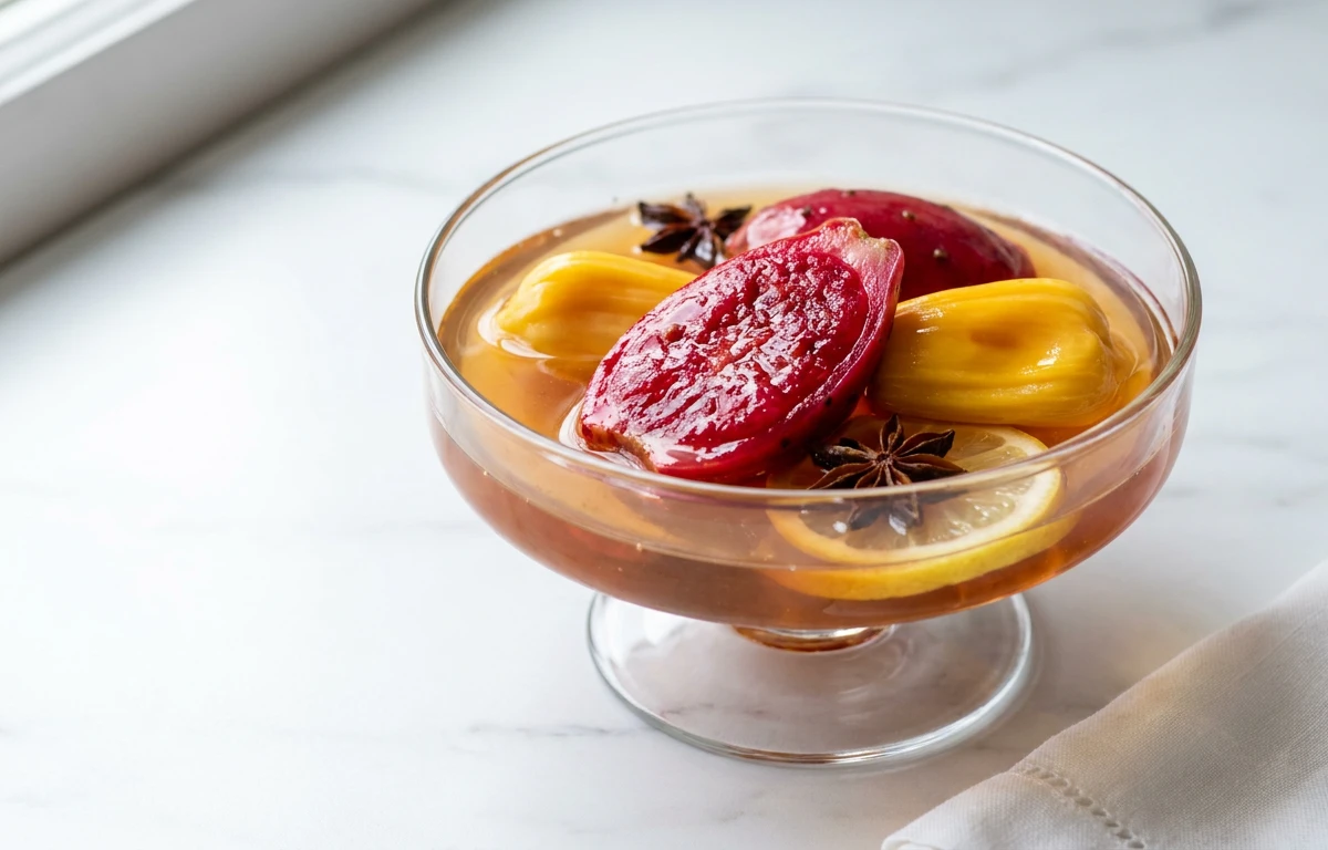 Star Anise Spiced Poached Pears