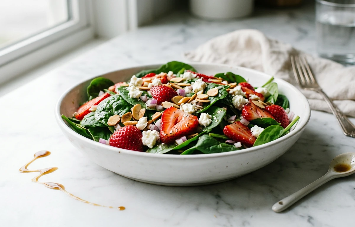 Strawberry Spinach Salad