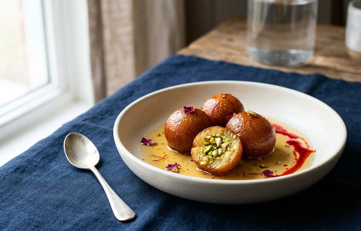 Stuffed Gulab Jamun