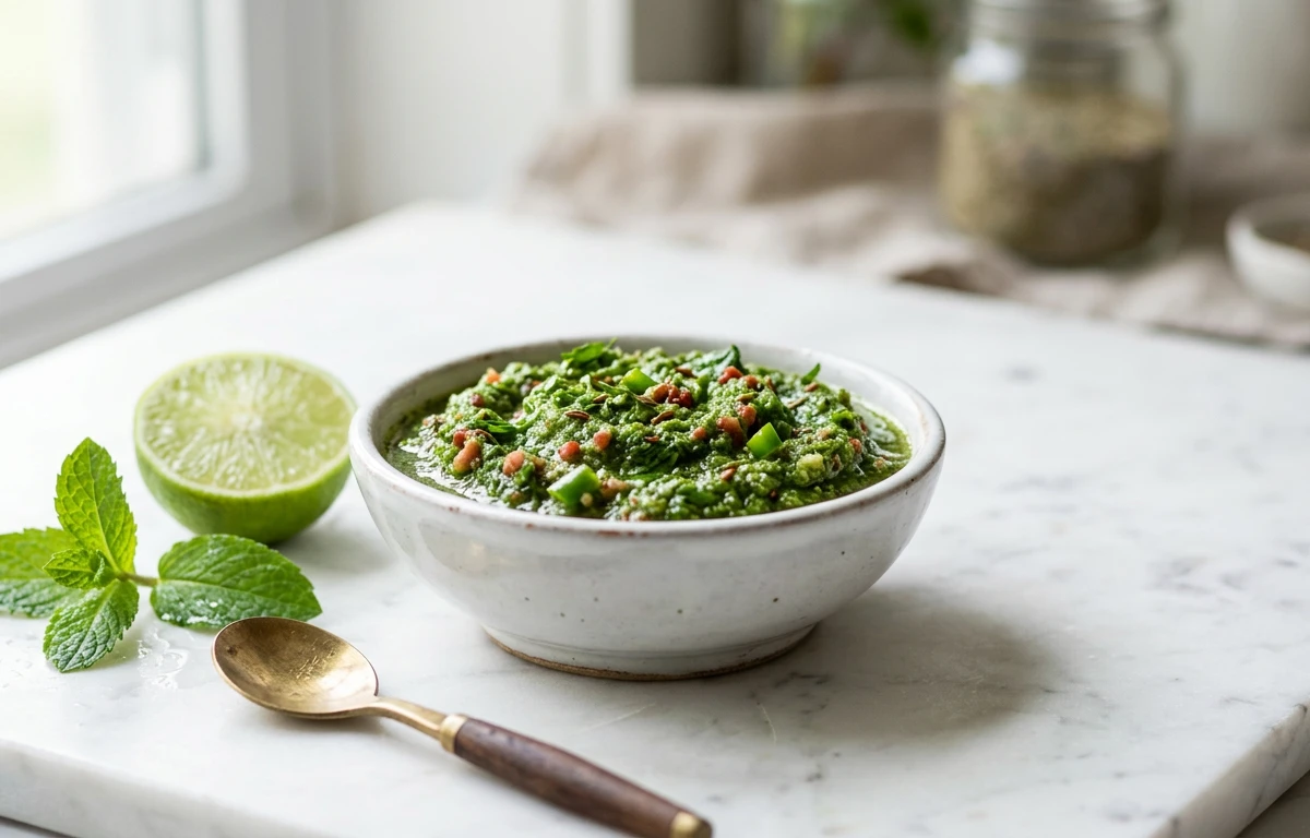 Sugar-Free Ber & Mint Chutney