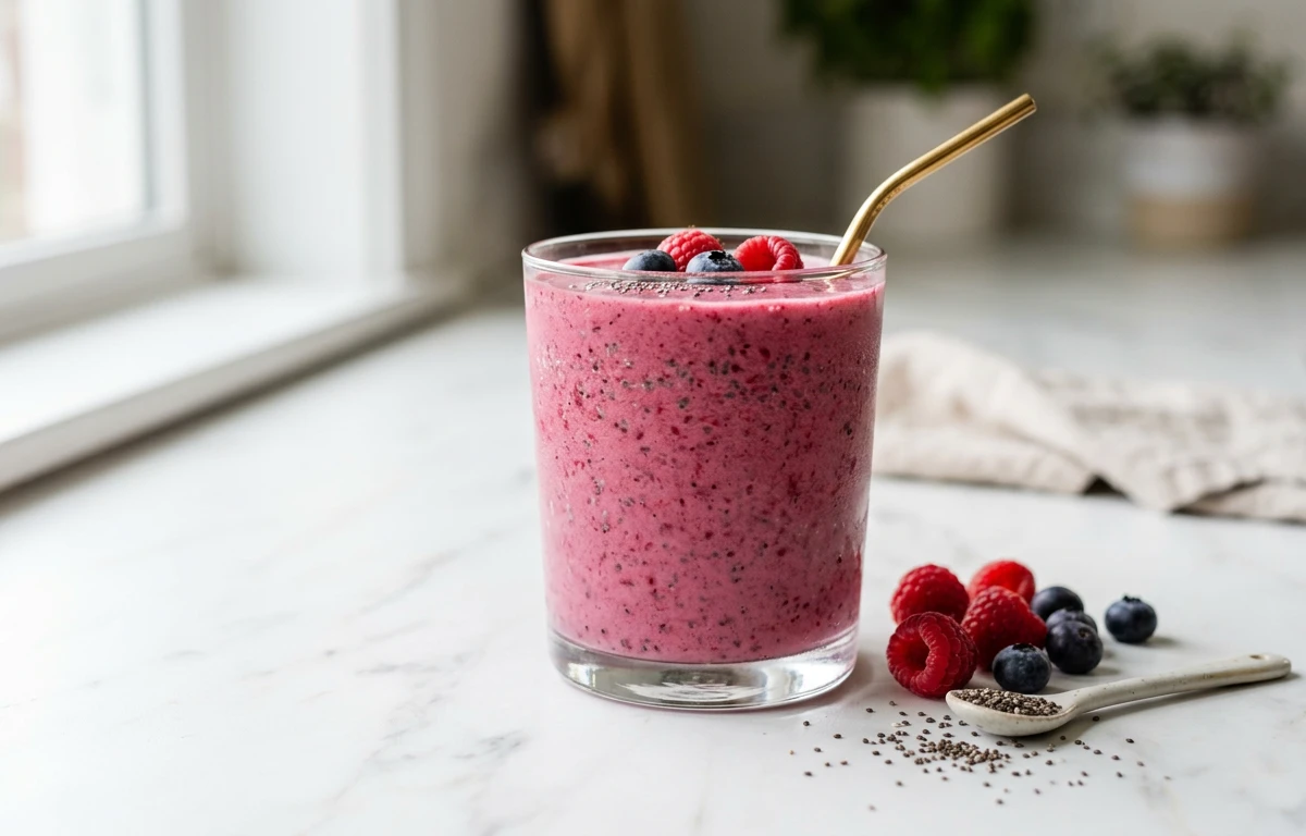 Sugar-Free Berry Protein Smoothie