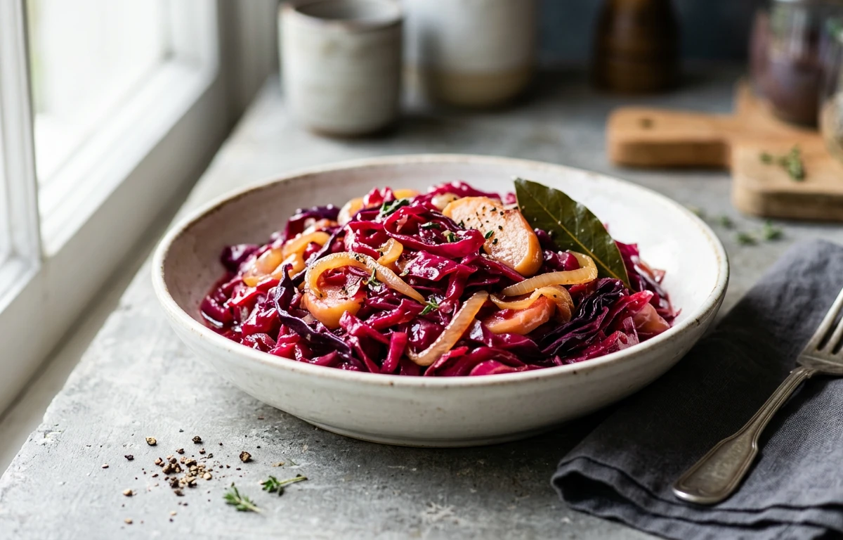 Sweet & Sour Braised Cabbage