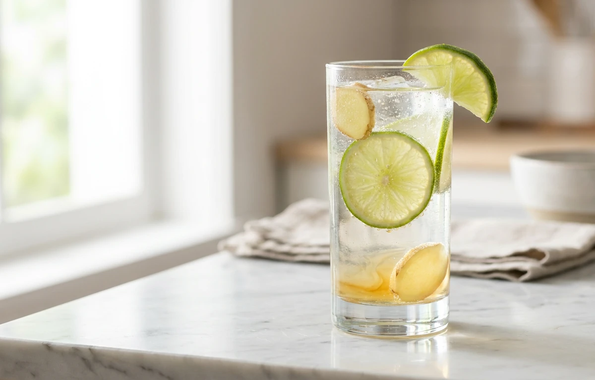 Sweet Lime & Ginger Water Infusion