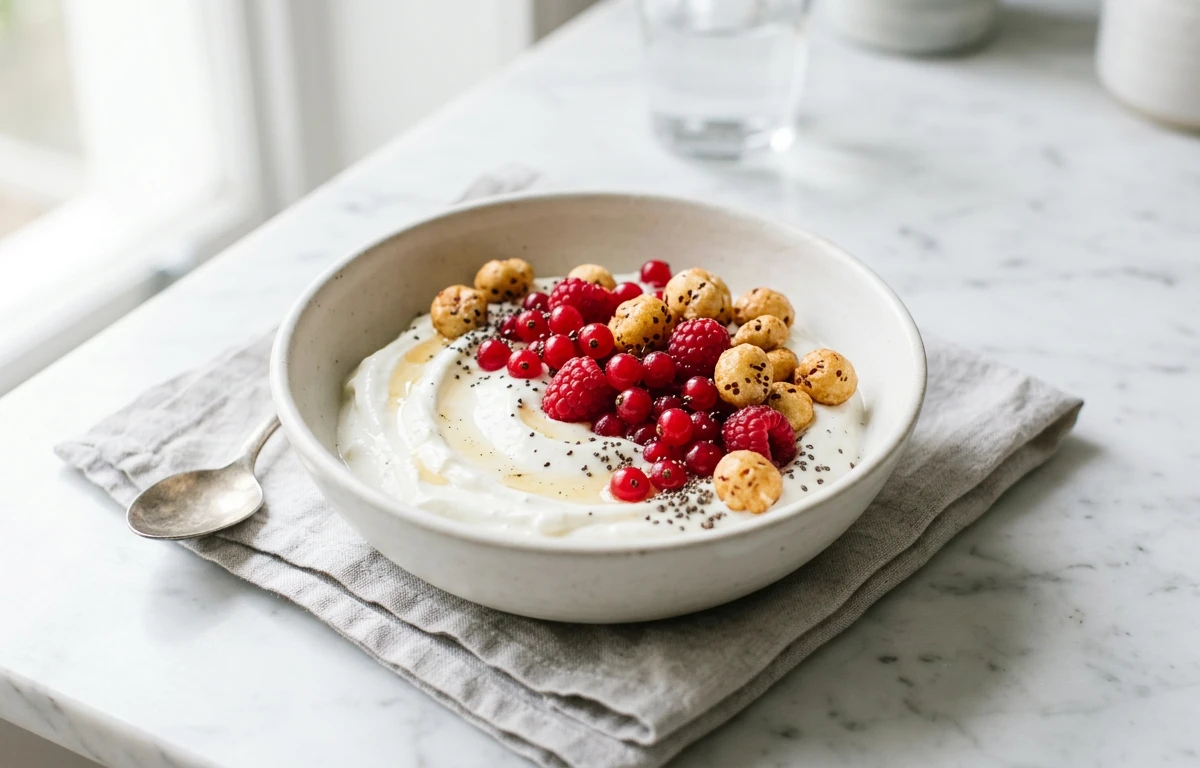Sweetened Greek Yogurt Bowl