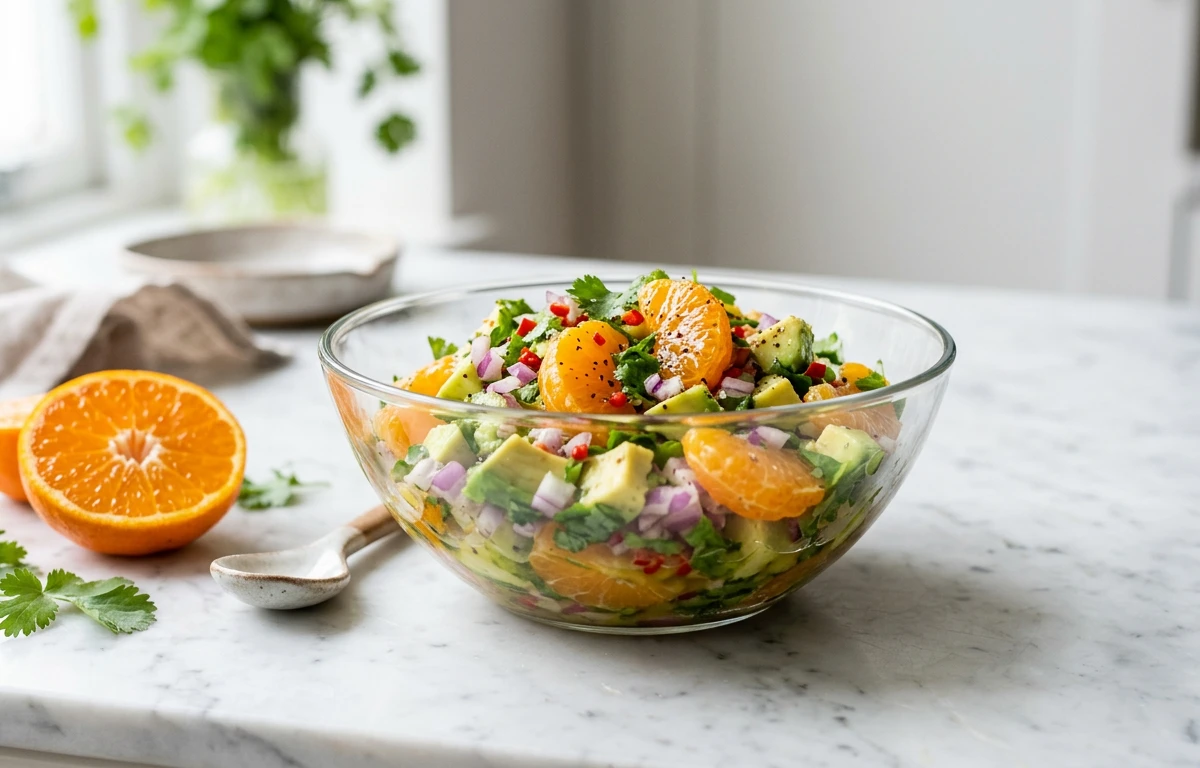Tangerine & Avocado Salsa