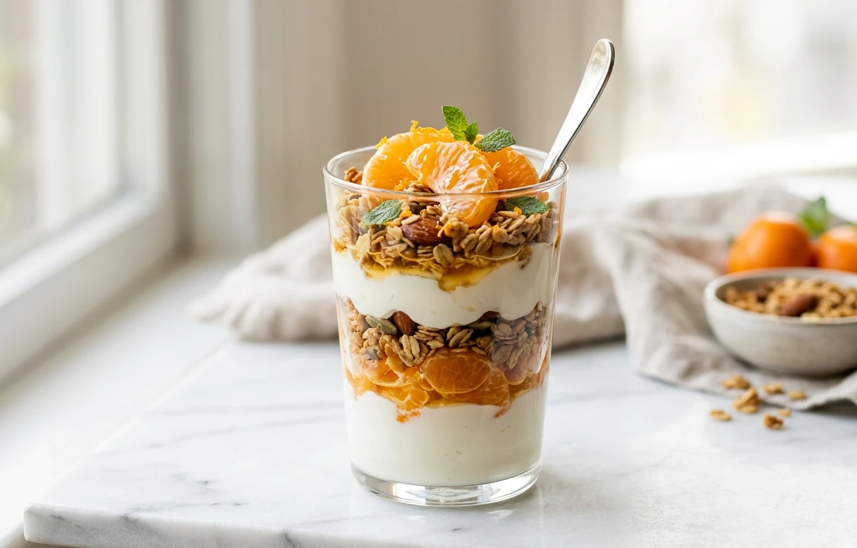 Tangerine Yogurt Parfait