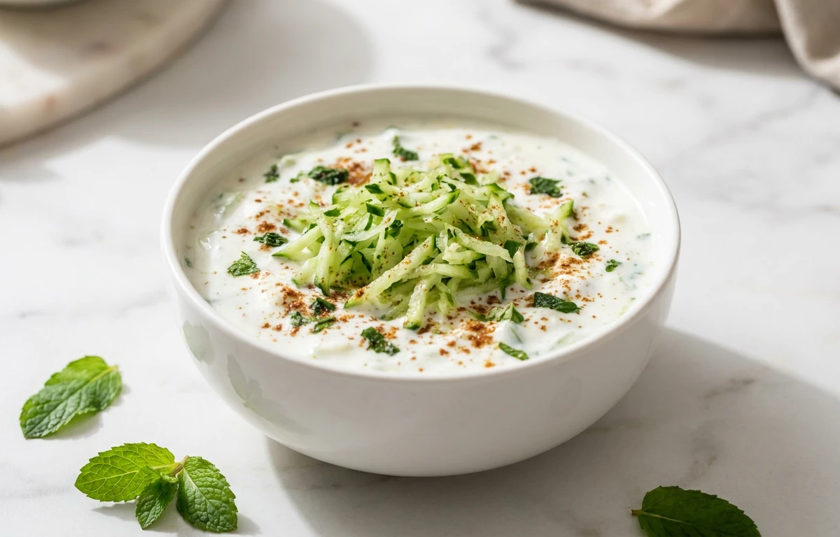 Tangy Cucumber Raita