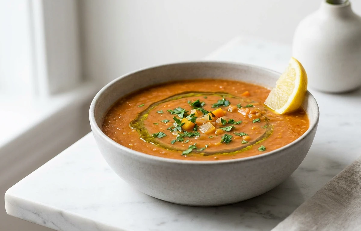 Tangy Red Lentil & Whey Soup