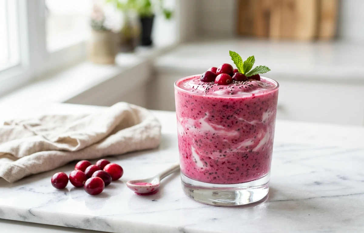Tart Cranberry Smoothie Blitz