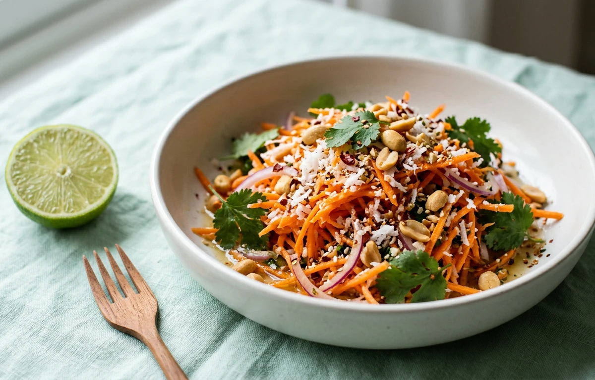Thai-Inspired Coconut & Carrot Salad