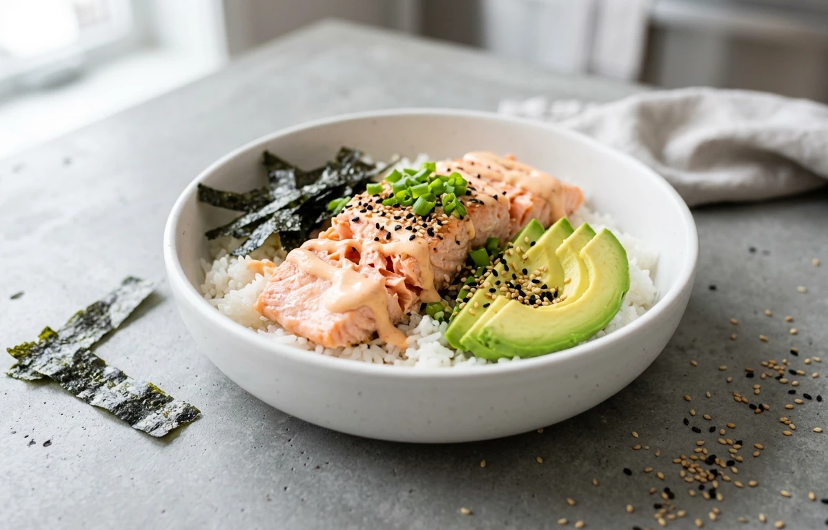 The Classic Viral Salmon Rice Bowl