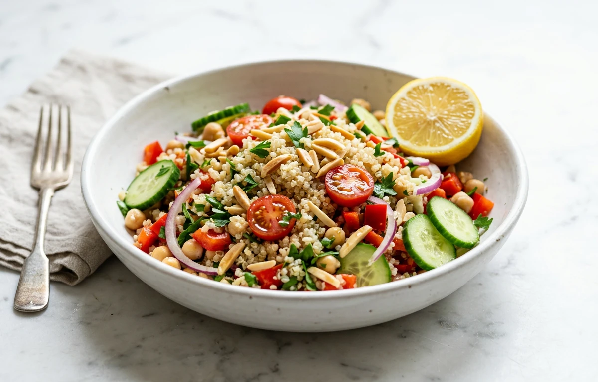 Toasted Almond & Quinoa Salad
